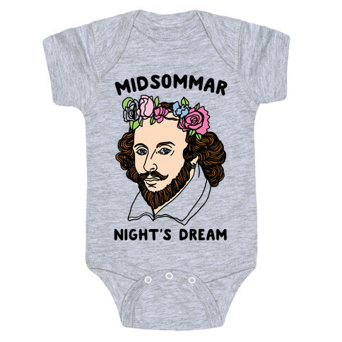 Midsommar Night's Dream Shakespeare Parody Baby One-Piece