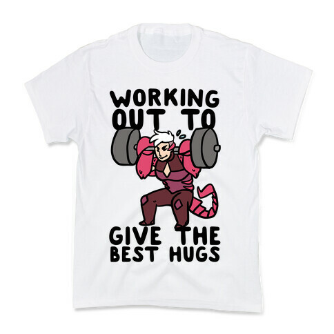 Working Out to Give the Best Hugs - Scorpia Kids T-Shirt