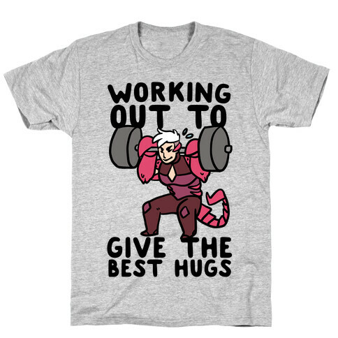 Working Out to Give the Best Hugs - Scorpia T-Shirt