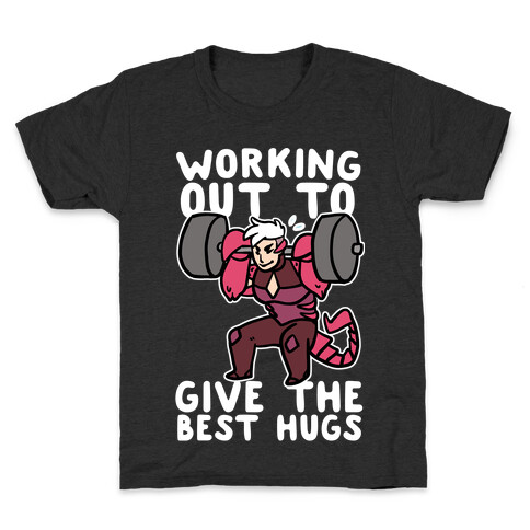Working Out to Give the Best Hugs - Scorpia Kids T-Shirt