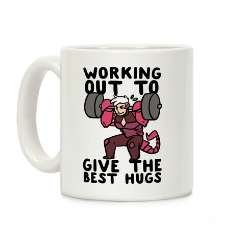 Working Out to Give the Best Hugs - Scorpia Coffee Mug