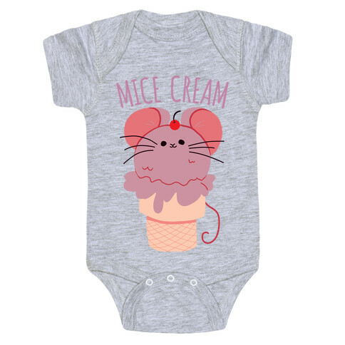 Mice Cream Baby One-Piece