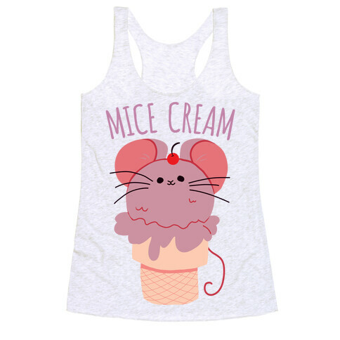 Mice Cream Racerback Tank Top