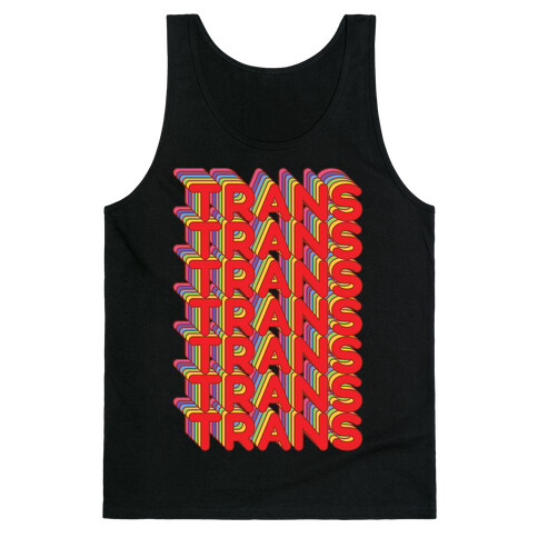 Trans Retro Rainbow Tank Top