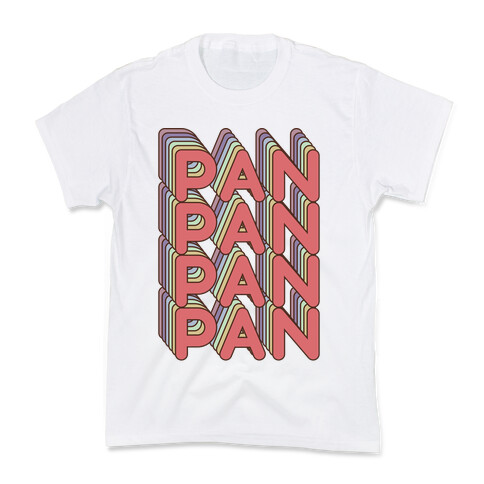 Pan Retro Rainbow Kids T-Shirt