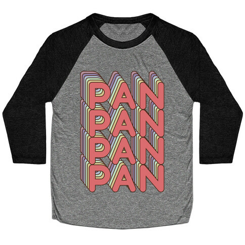 Pan Retro Rainbow Baseball Tee