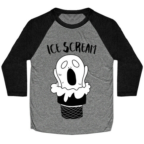 Ice Scream Baseball Tee