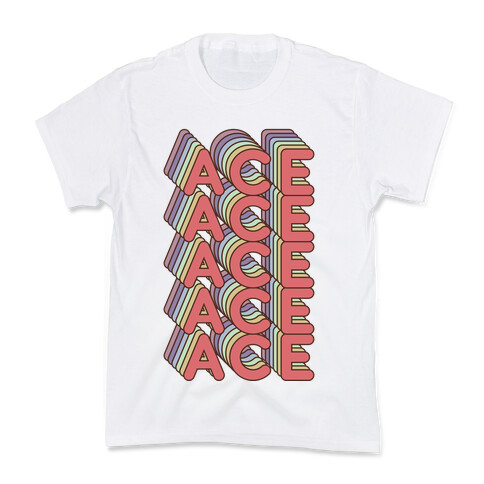 ACE Retro Rainbow Kids T-Shirt