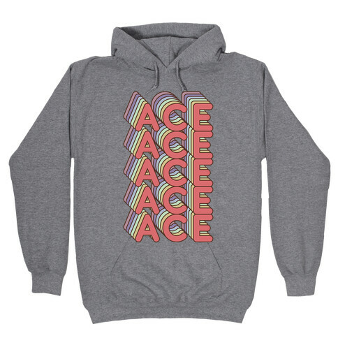ACE Retro Rainbow Hooded Sweatshirt