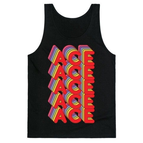 ACE Retro Rainbow Tank Top