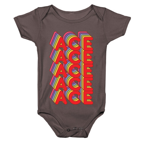 ACE Retro Rainbow Baby One-Piece