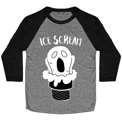 Ice Scream Baseball Tee