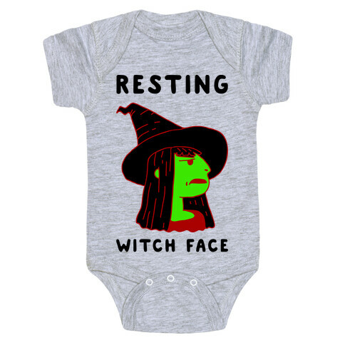Resting Witch Face Baby One-Piece
