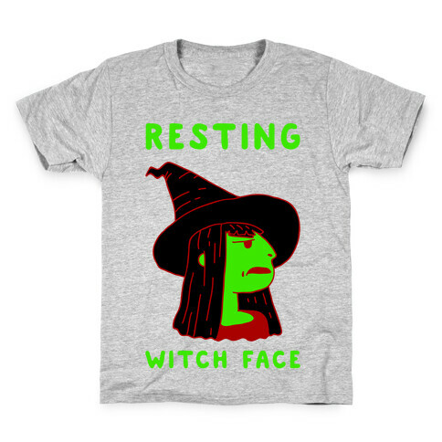 Resting Witch Face Kids T-Shirt