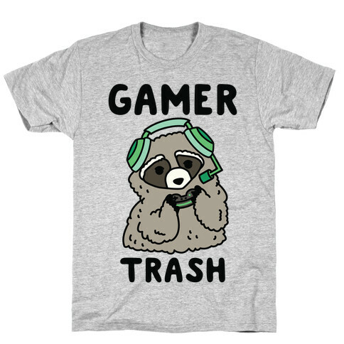 Gamer Trash Raccoon T-Shirt