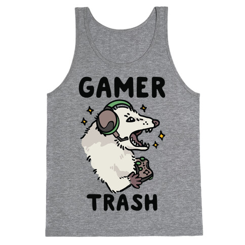 Gamer Trash Opossum Tank Top