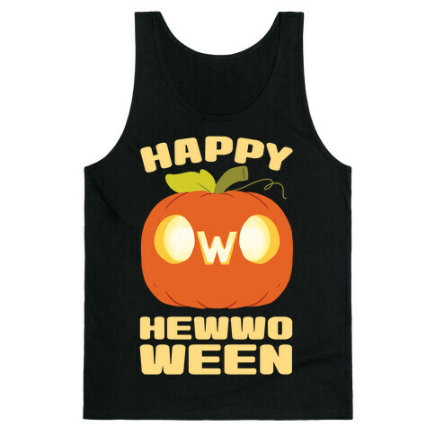 Happy Hewwoween OwO  Tank Top