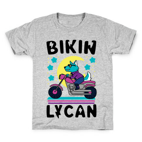 Bikin' Lycan Kids T-Shirt