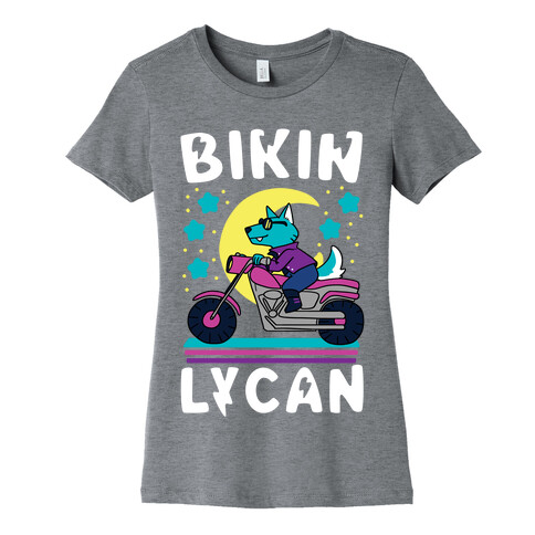 Bikin' Lycan Womens T-Shirt