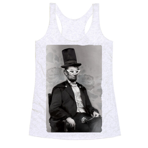 Japanese Abraham Lincoln Racerback Tank Top