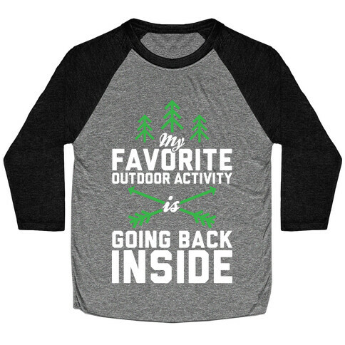 Outdoor Activity Baseball Tee