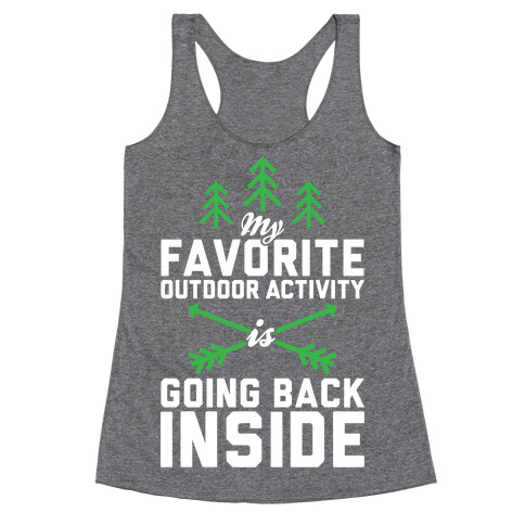 Outdoor Activity Racerback Tank Top