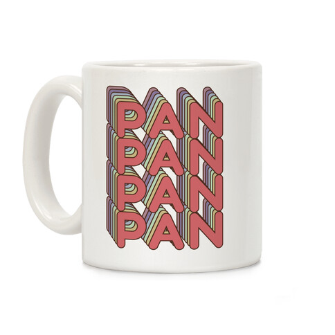 Pan Retro Rainbow Coffee Mug