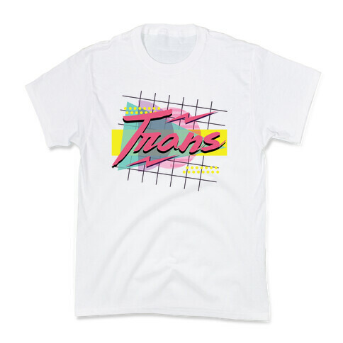 Trans 80s Retro  Kids T-Shirt