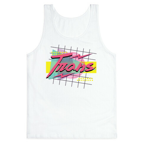 Trans 80s Retro  Tank Top