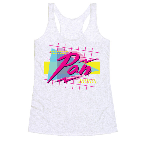 Pan 80s Retro  Racerback Tank Top