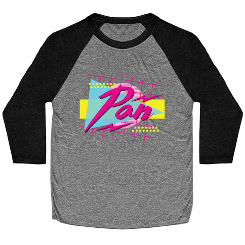 Pan 80s Retro  Baseball Tee