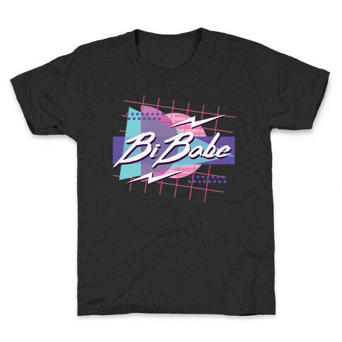 Bi Babe 80s Retro  Kids T-Shirt