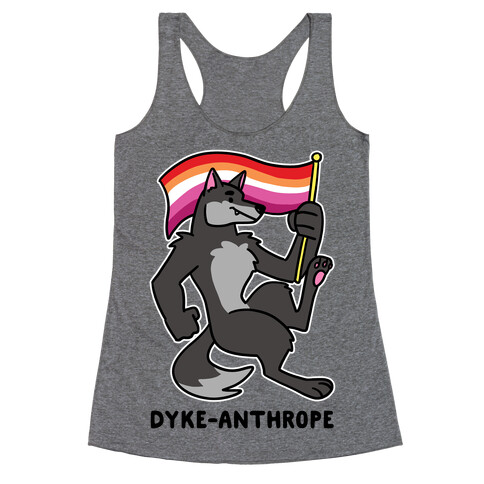 Dyke-anthrope Racerback Tank Top