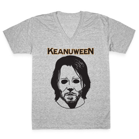 Keanuween - Keanu Halloween V-Neck Tee Shirt