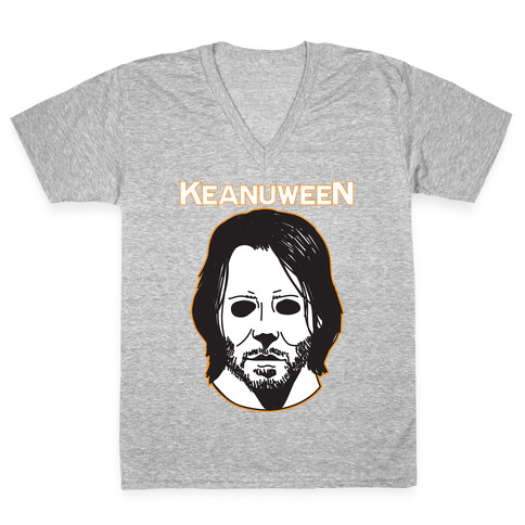 Keanuween - Keanu Halloween V-Neck Tee Shirt