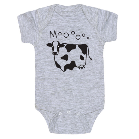 Moo Ghost Cow Baby One-Piece