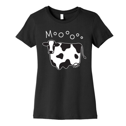 Moo Ghost Cow Womens T-Shirt