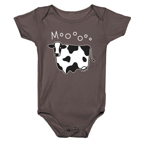 Moo Ghost Cow Baby One-Piece