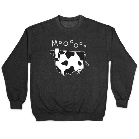 Moo Ghost Cow Pullover