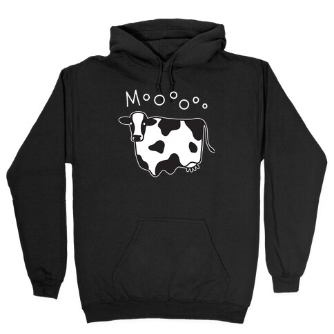 Moo Ghost Cow Hooded Sweatshirt