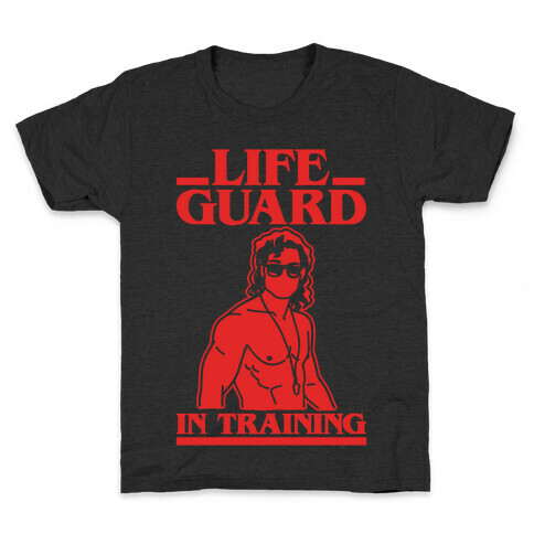 Life Guard In Training Parody White Print Kids T-Shirt