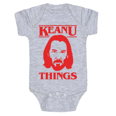 Keanu Things Parody Baby One-Piece