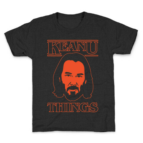 Keanu Things Parody White Print Kids T-Shirt