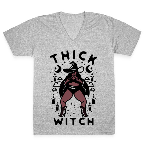 Thick Witch V-Neck Tee Shirt