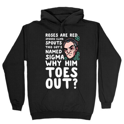 Sigma Toes Out Parody Hooded Sweatshirt