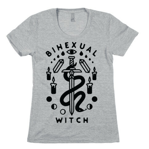 Bihexual Witch Womens T-Shirt