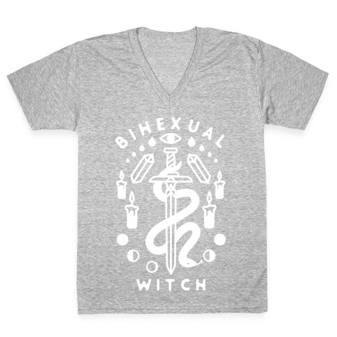 Bihexual Witch V-Neck Tee Shirt