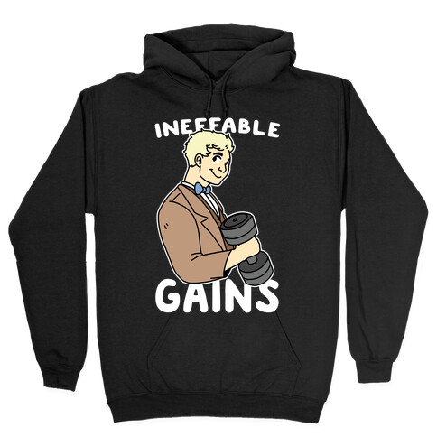 Ineffable Gains - Aziraphale  Hooded Sweatshirt