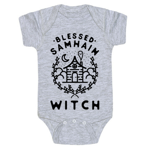 Blessed Samhain Witches Baby One-Piece