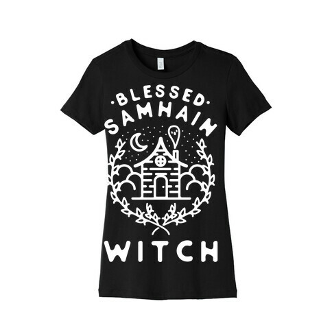 Blessed Samhain Witches Womens T-Shirt
